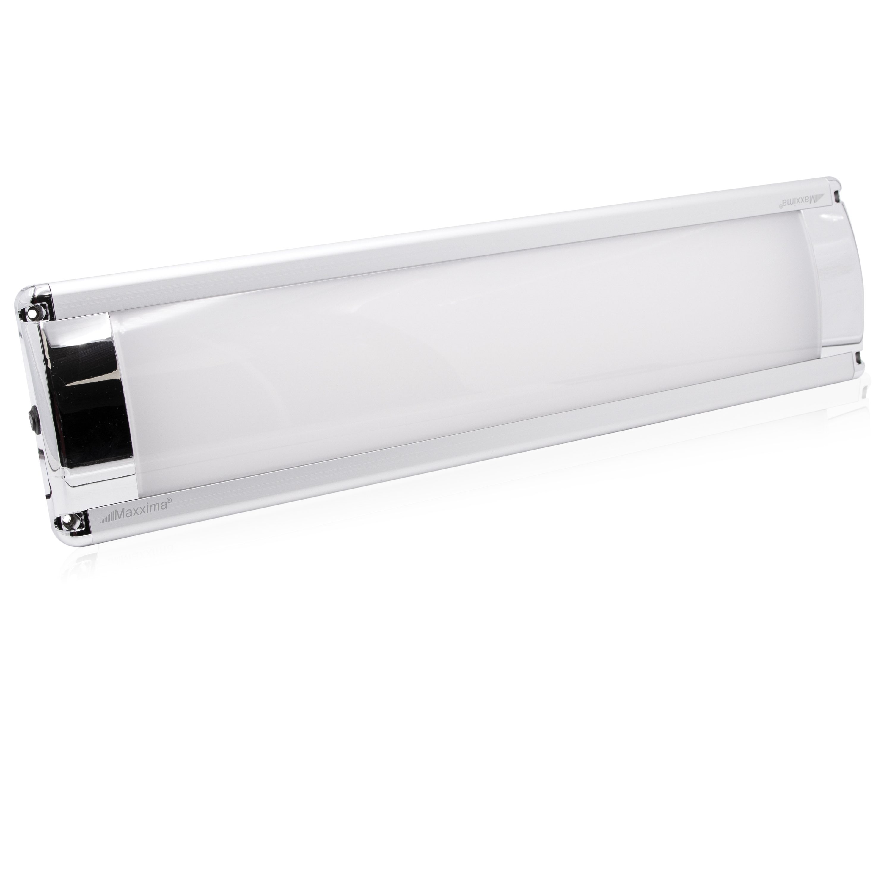23" Surface Mount 3,000 Lumen LED Interior Light, Chrome Housing with Switch